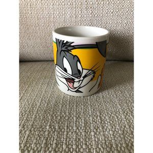 Vintage Looney Tunes White Bugs Bunny Coffee Mug Cup Gibson 1998 Warner Bros.